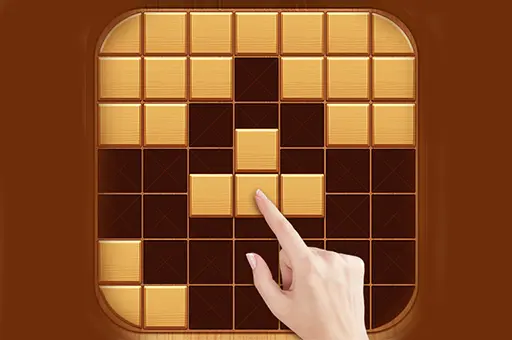 Wood Block – Jogo de quebra-cabeça estilo sudoku com blocos de madeira. Combine peças em um tabuleiro 9x9 usando lógica e estratégia para limpar linhas e colunas. Puzzle viciante com visual clássico e toque moderno.